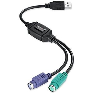 Perixx PERIPRO-401 PS2 na USB adaptér – pro klávesnici a myš s rozhraním PS2 – podporuje PS2 port KVM Switch – integrovaný USB-IC Perixx PERIPRO-401 PS2 na USB adaptér – pro klávesnici a myš s rozhraním PS2 – podporuje PS2 port KVM Switch – integrovaný USB-IC