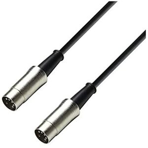 Adam Hall Cables 3 STAR MIDI 0300 BLK-5 MIDI kabel 3 m černý 5pólový Adam Hall Cables 3 STAR MIDI 0300 BLK-5 MIDI kabel 3 m černý 5pólový
