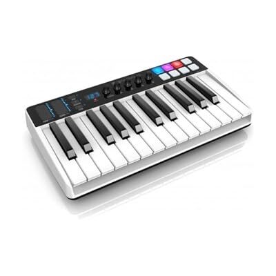 IK Multimedia iRig Keys I/O MIDI 25 – MIDI klávesnice, přenosná klavírní klávesnice, pro Mac, iPhone a iPad, 25 tlačítek, 8 podložek, hudební produkční stanice, software a aplikace IK Multimedia iRig Keys I/O MIDI 25 – MIDI klávesnice, přenosná klavírní klávesnice, pro Mac, iPhone a iPad, 25 tlačítek, 8 podložek, hudební produkční stanice, software a aplikace