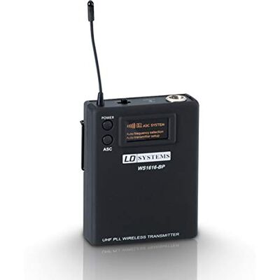 LD Systems Sweet Sixteen Beltpack Transmitter, černý LD Systems Sweet Sixteen Beltpack Transmitter, černý