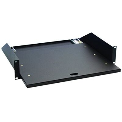 Adam Hall ah 19" Parts 87555 19" odkládací plocha 2 HE s výsuvnými kolejnicemi Adam Hall ah 19" Parts 87555 19" odkládací plocha 2 HE s výsuvnými kolejnicemi