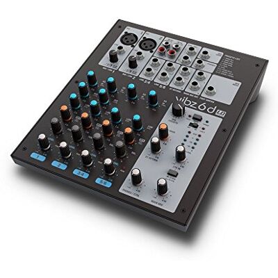 LD Systems VIBZ 6 D 6kanálový mixážní pult s DFX, černý LD Systems VIBZ 6 D 6kanálový mixážní pult s DFX, černý