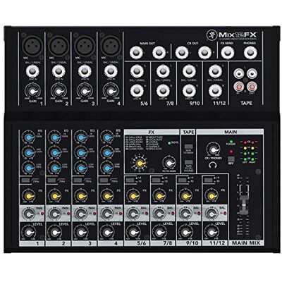 Mackie Mix12FX analogový 12kanálový mixážní pult s efekty a 3pásmovým ekvalizérem Mackie Mix12FX analogový 12kanálový mixážní pult s efekty a 3pásmovým ekvalizérem
