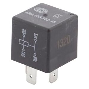 HELLA 4RA 933 332-461 relé, pracovní proud 24 V 4pólový zavírání HELLA 4RA 933 332-461 relé, pracovní proud 24 V 4pólový zavírání