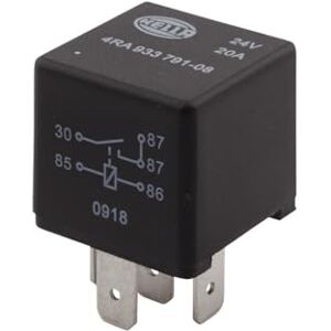 HELLA 4RA 933 791-081 relé, pracovní proud 24 V 5pólový zavírání HELLA 4RA 933 791-081 relé, pracovní proud 24 V 5pólový zavírání