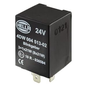 HELLA 4DW 004 513-021 Blikač 24 V 4pólový zasunutý elektronický HELLA 4DW 004 513-021 Blikač 24 V 4pólový zasunutý elektronický