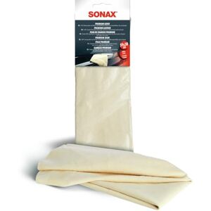SONAX Prémiová kůže (1 kus) savá přírodní kůže pro sušení lakovaných povrchů bez skvrn a šmouh, skla a zrcadel č. výr. 04163000 SONAX Prémiová kůže (1 kus) savá přírodní kůže pro sušení lakovaných povrchů bez skvrn a šmouh, skla a zrcadel č. výr. 04163000