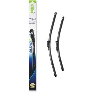 Valeo Sada Silencio se 2 plochými stěrači VF332 přední 550 mm / 530 mm originální náhrada 574387 Valeo Sada Silencio se 2 plochými stěrači VF332 přední 550 mm / 530 mm originální náhrada 574387