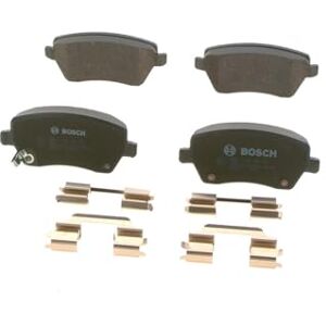 Bosch BP1071 Auto Bremsbeläge vorne -Qualität für leises Bremsen mit wenig Staub ECE-R90 zertifiziert kupferfrei 1 Set mit 4 Bremsbelägen Mit Zubehör Bosch BP1071 Auto Bremsbeläge vorne -Qualität für leises Bremsen mit wenig Staub ECE-R90 zertifiziert kupferfrei 1 Set mit 4 Bremsbelägen Mit Zubehör