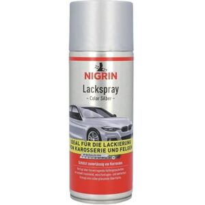 Nigrin Lakový sprej, 400 ml, autolak stříbro, chrání ráfky a karoserie před rzí, rychle schnoucí Nigrin Lakový sprej, 400 ml, autolak stříbro, chrání ráfky a karoserie před rzí, rychle schnoucí