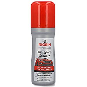 Nigrin Performance Plast černá 75 ml Péče o plasty s aplikační houbou vnější leštění plastů oživující barvu Nigrin Performance Plast černá 75 ml Péče o plasty s aplikační houbou vnější leštění plastů oživující barvu