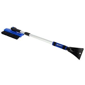 Michelin 009493 Teleskopická metlička na sníh s kartáčem 25 cm a škrabka na led, čepel z polykarbonátu 10 cm + drápy – otočná hlava, pěnová rukojeť, pro SUV, 4 x 4, užitková vozidla a zimní auta Michelin 009493 Teleskopická metlička na sníh s kartáčem 25 cm a škrabka na led, čepel z polykarbonátu 10 cm + drápy – otočná hlava, pěnová rukojeť, pro SUV, 4 x 4, užitková vozidla a zimní auta