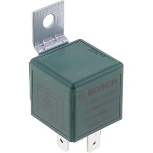Bosch 0332015001 Mini-Relais 12V 15A, IP5K4, Betriebstemperatur von -40° C bis 85° C, Schließer-Relais, 5 Pins Bosch 0332015001 Mini-Relais 12V 15A, IP5K4, Betriebstemperatur von -40° C bis 85° C, Schließer-Relais, 5 Pins