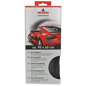 Nigrin XXL suchý hadřík, šetrné sušení, 920 GSM, extrémně měkký a zaručeně nepouští vlákna, hadřík z mikrovlákna do auta, péče o vozidlo, 90 x 60 cm Nigrin XXL suchý hadřík, šetrné sušení, 920 GSM, extrémně měkký a zaručeně nepouští vlákna, hadřík z mikrovlákna do auta, péče o vozidlo, 90 x 60 cm