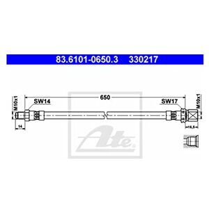 ATE 83610106503 Bremsschlauch ATE 83610106503 Bremsschlauch