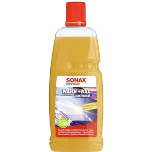 SONAX Praní + vosk (1 litr) důkladné odstranění nečistot a trvalý ochranný film z přírodního karnaubského vosku č. výr. 03133410 SONAX Praní + vosk (1 litr) důkladné odstranění nečistot a trvalý ochranný film z přírodního karnaubského vosku č. výr. 03133410