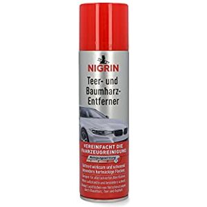 Nigrin Sprej na odstraňování dehtu a pryskyřice, 250ml sprej, odstraňuje obzvláště lepivé skvrny z autolaku Nigrin Sprej na odstraňování dehtu a pryskyřice, 250ml sprej, odstraňuje obzvláště lepivé skvrny z autolaku