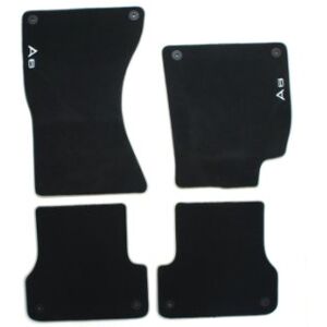 Audi 4G1061270MNO Textilfußmatte Premium Vorne/Hinten, Schwarz/Silbergrau, 4 Stück Audi 4G1061270MNO Textilfußmatte Premium Vorne/Hinten, Schwarz/Silbergrau, 4 Stück