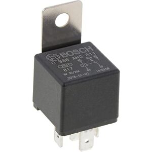 Bosch 0986AH0611 Mini relé 6 V 20 A, IP5K4, provozní teplota od -40 °C do 100 °C, střídavé relé, 5pinové relé Bosch 0986AH0611 Mini relé 6 V 20 A, IP5K4, provozní teplota od -40 °C do 100 °C, střídavé relé, 5pinové relé