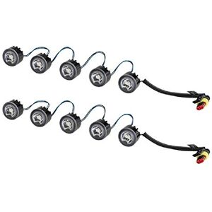 HELLA 2PT 010 458-701 LED sada světel pro denní svícení LEDayFlex 12/24V kulatá montáž barva světelného panelu: čiré kabel: 120mm přední část vozidla sada HELLA 2PT 010 458-701 LED sada světel pro denní svícení LEDayFlex 12/24V kulatá montáž barva světelného panelu: čiré kabel: 120mm přední část vozidla sada