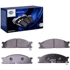HELLA Brzdová obložení vpředu s akustickým varováním opotřebení čtyři brzdové destičky v sadě T0009 pro mj. FORD / NISSAN / SUBARU 8DB 355 005-651 HELLA Brzdová obložení vpředu s akustickým varováním opotřebení čtyři brzdové destičky v sadě T0009 pro mj. FORD / NISSAN / SUBARU 8DB 355 005-651