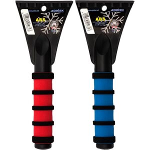 Petex Škrabka na led na auto škrabka na led škrabka na okna s měkkou rukojetí, délka 25 cm, ergonomická a protiskluzová, model 4502, 1 kus v červené nebo modré barvě Petex Škrabka na led na auto škrabka na led škrabka na okna s měkkou rukojetí, délka 25 cm, ergonomická a protiskluzová, model 4502, 1 kus v červené nebo modré barvě
