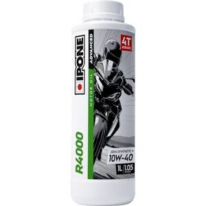 IPONE – Motoröl VT Motorrad 10W40 R4000 RS – 1 Liter Kanister – Teilsynthetischer Schmierstoff mit Ester – Hervorragende Qualität – Außergewöhnliche Verschleißfestigkeit und Motorenschutz IPONE – Motoröl VT Motorrad 10W40 R4000 RS – 1 Liter Kanister – Teilsynthetischer Schmierstoff mit Ester – Hervorragende Qualität – Außergewöhnliche Verschleißfestigkeit und Motorenschutz