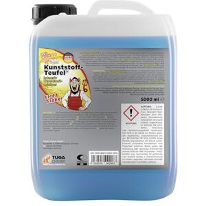 TUGA Chemie Plastový ďábel – vysoce účinný čistič plastů pro automobily a průmysl – odstraňuje nečistoty, olej, mastnotu v profesionální kvalitě pro automobily, čluny a dílny – 5l kanystr – Made in TUGA Chemie Plastový ďábel – vysoce účinný čistič plastů pro automobily a průmysl – odstraňuje nečistoty, olej, mastnotu v profesionální kvalitě pro automobily, čluny a dílny – 5l kanystr – Made in