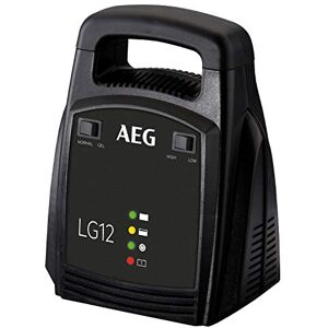 AEG Nabíječka baterií LG 12, pro 12V autobaterie, 12 A, s ochrannou funkcí, 4stupňový LED ukazatel stavu nabití, udržovací nabíjení, černá AEG Nabíječka baterií LG 12, pro 12V autobaterie, 12 A, s ochrannou funkcí, 4stupňový LED ukazatel stavu nabití, udržovací nabíjení, černá
