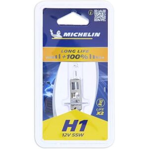 Michelin 1 x H1 LIFE+100% 55W autožárovka pro dálkové světlo, potkávací světla a mlhovky, dlouhá životnost Michelin 1 x H1 LIFE+100% 55W autožárovka pro dálkové světlo, potkávací světla a mlhovky, dlouhá životnost