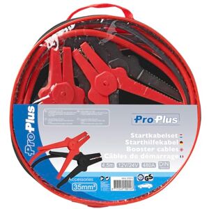 ProPlus Sada 2 startovacích kabelů 35 mm² – pro auto, transportéry a obytný vůz 12/24 V – 4 plně izolované pólové svorky, 2 x 4,5 m – červená/černá ProPlus Sada 2 startovacích kabelů 35 mm² – pro auto, transportéry a obytný vůz 12/24 V – 4 plně izolované pólové svorky, 2 x 4,5 m – červená/černá