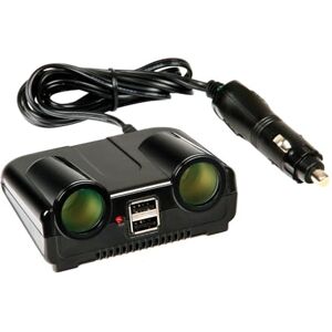 Lampa Doppelbuchse Zigarettenanzünder mit 2xUSB 12/24V Lampa Doppelbuchse Zigarettenanzünder mit 2xUSB 12/24V