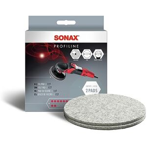 SONAX FilzPad 127 (2 kusy) vysoce kvalitní silně abrazivní plstěná podložka pro zpracování brusných pasty č. výr. 04933000 SONAX FilzPad 127 (2 kusy) vysoce kvalitní silně abrazivní plstěná podložka pro zpracování brusných pasty č. výr. 04933000