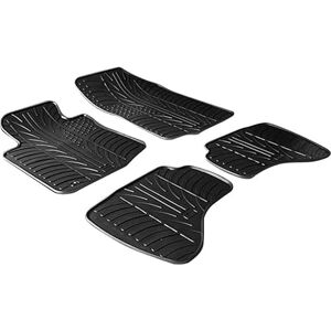 Gledring 0110 sada gumových rohoží vhodná pro Citroen C1 / Peugeot 107 / Toyota Aygo 2005-2009 (T profil 4dílné + montážní klipy ), černá, sada 4 Gledring 0110 sada gumových rohoží vhodná pro Citroen C1 / Peugeot 107 / Toyota Aygo 2005-2009 (T profil 4dílné + montážní klipy ), černá, sada 4