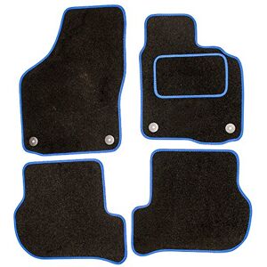 Sakura ss4638bu Auto Matten mit Treiber Seite Teppich Heel Pad, Schwarz/Blau Rand passt Seat Altea bis 08 Sakura ss4638bu Auto Matten mit Treiber Seite Teppich Heel Pad, Schwarz/Blau Rand passt Seat Altea bis 08