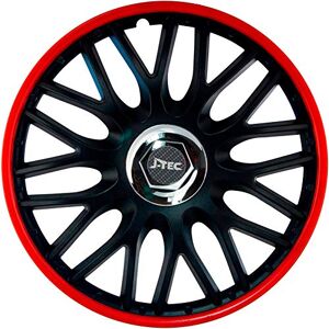 AUTO-STYLE 4 x kryty kol Orden, barva červená/černá, 13, červená/černá AUTO-STYLE 4 x kryty kol Orden, barva červená/černá, 13, červená/černá