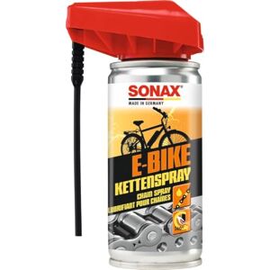SONAX Sprej na řetěz E-BIKE s EasySpray (100 ml) čistí, chrání a maže, snižuje opotřebení a tření, chrání proti korozi, vysoký efekt tečení a adheze č. výr. 08721000 SONAX Sprej na řetěz E-BIKE s EasySpray (100 ml) čistí, chrání a maže, snižuje opotřebení a tření, chrání proti korozi, vysoký efekt tečení a adheze č. výr. 08721000