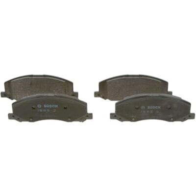 Bosch BP1300 Auto Bremsbeläge vorne -Qualität für leises Bremsen mit wenig Staub ECE-R90 zertifiziert kupferfrei 1 Set mit 4 Bremsbelägen Bosch BP1300 Auto Bremsbeläge vorne -Qualität für leises Bremsen mit wenig Staub ECE-R90 zertifiziert kupferfrei 1 Set mit 4 Bremsbelägen
