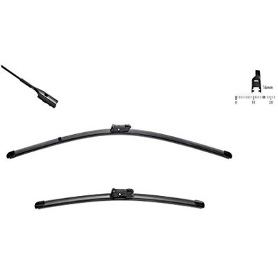 SWF Originální sada se 2 plochými stěrači SF468 přední 630 mm / 550 mm originální náhrada 119468 SWF Originální sada se 2 plochými stěrači SF468 přední 630 mm / 550 mm originální náhrada 119468