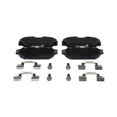 Bosch BP286 Auto Bremsbeläge vorne -Qualität für leises Bremsen mit wenig Staub ECE-R90 zertifiziert kupferfrei 1 Set mit 4 Bremsbelägen Mit Zubehör Bosch BP286 Auto Bremsbeläge vorne -Qualität für leises Bremsen mit wenig Staub ECE-R90 zertifiziert kupferfrei 1 Set mit 4 Bremsbelägen Mit Zubehör