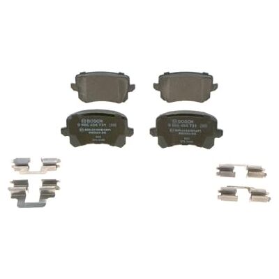 Bosch sada brzdových destiček brzdové destičky brzdové kameny sada vzadu s pružinou a s příslušenstvím Low-Metallic 0 986 494 731 Bosch sada brzdových destiček brzdové destičky brzdové kameny sada vzadu s pružinou a s příslušenstvím Low-Metallic 0 986 494 731