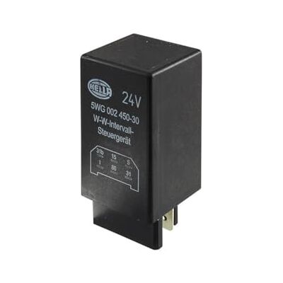 HELLA 5WG 002 450-301 relé, interval stírání a praní 24 V 6pólový bez držáku HELLA 5WG 002 450-301 relé, interval stírání a praní 24 V 6pólový bez držáku
