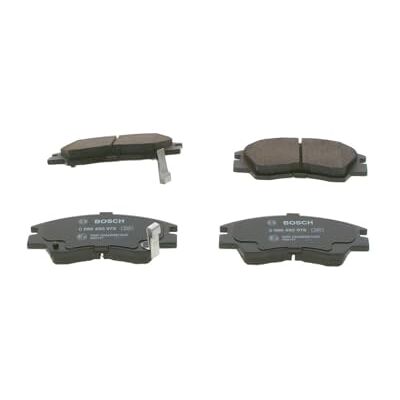 Bosch BP547 Auto Bremsbeläge vorne -Qualität für leises Bremsen mit wenig Staub ECE-R90 zertifiziert kupferfrei 1 Set mit 4 Bremsbelägen Bosch BP547 Auto Bremsbeläge vorne -Qualität für leises Bremsen mit wenig Staub ECE-R90 zertifiziert kupferfrei 1 Set mit 4 Bremsbelägen