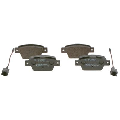 Bosch BP1457 Auto Bremsbeläge hinten -Qualität für weniger Bremsgeräusche und Bremsstaub ECE-R90 zertifiziert kupferfrei 1 Set mit 4 Bremsbelägen Mit Zubehör Bosch BP1457 Auto Bremsbeläge hinten -Qualität für weniger Bremsgeräusche und Bremsstaub ECE-R90 zertifiziert kupferfrei 1 Set mit 4 Bremsbelägen Mit Zubehör