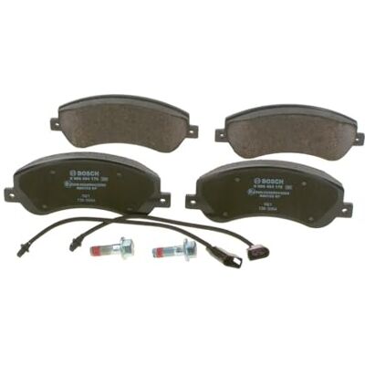 Bosch BP1081 Auto Bremsbeläge vorne -Qualität für leises Bremsen mit wenig Staub ECE-R90 zertifiziert kupferfrei 1 Set mit 4 Bremsbelägen Mit Zubehör Bosch BP1081 Auto Bremsbeläge vorne -Qualität für leises Bremsen mit wenig Staub ECE-R90 zertifiziert kupferfrei 1 Set mit 4 Bremsbelägen Mit Zubehör