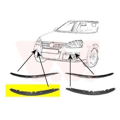 Van Wezel Blende, Stoßfänger 5886482 vorne rechts, Kompatibel mit: VW GOLF V Variant, JETTA III Van Wezel Blende, Stoßfänger 5886482 vorne rechts, Kompatibel mit: VW GOLF V Variant, JETTA III