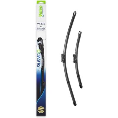 Valeo Sada Silencio se 2 plochými stěrači VF375 přední 600 mm / 380 mm originální náhrada 574475 Valeo Sada Silencio se 2 plochými stěrači VF375 přední 600 mm / 380 mm originální náhrada 574475