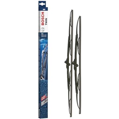 Bosch Stěrače Twin 655, délka: 650 mm/550 mm – sada pro čelní sklo Bosch Stěrače Twin 655, délka: 650 mm/550 mm – sada pro čelní sklo