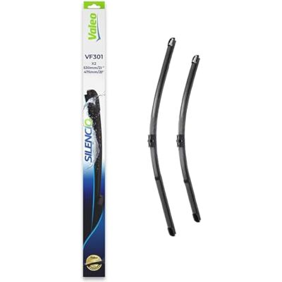 Valeo Sada Silencio se 2 plochými stěrači VF301 přední 530 mm / 530 mm originální náhrada 574302 Valeo Sada Silencio se 2 plochými stěrači VF301 přední 530 mm / 530 mm originální náhrada 574302