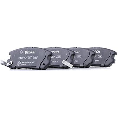 Bosch BP178 Auto Bremsbeläge hinten -Qualität für leises Bremsen mit wenig Staub ECE-R90 zertifiziert kupferfrei 1 Set mit 4 Bremsbelägen Bosch BP178 Auto Bremsbeläge hinten -Qualität für leises Bremsen mit wenig Staub ECE-R90 zertifiziert kupferfrei 1 Set mit 4 Bremsbelägen